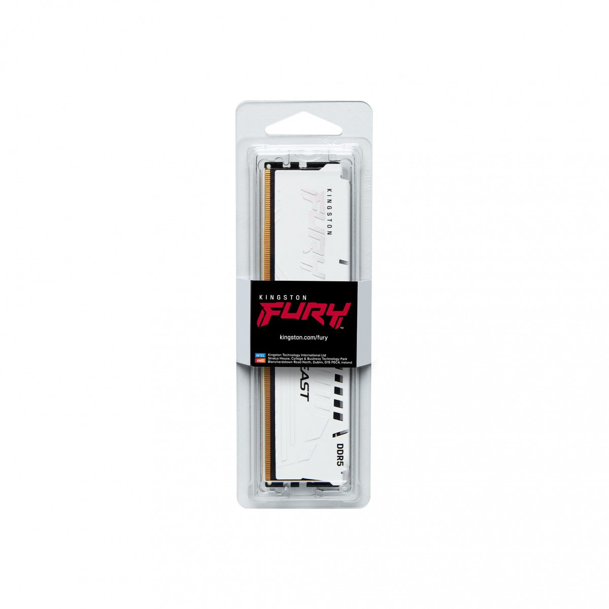 KINGSTON 16Go 6000MT/s DDR5 CL30 DIMM FURY Beast White EXPO