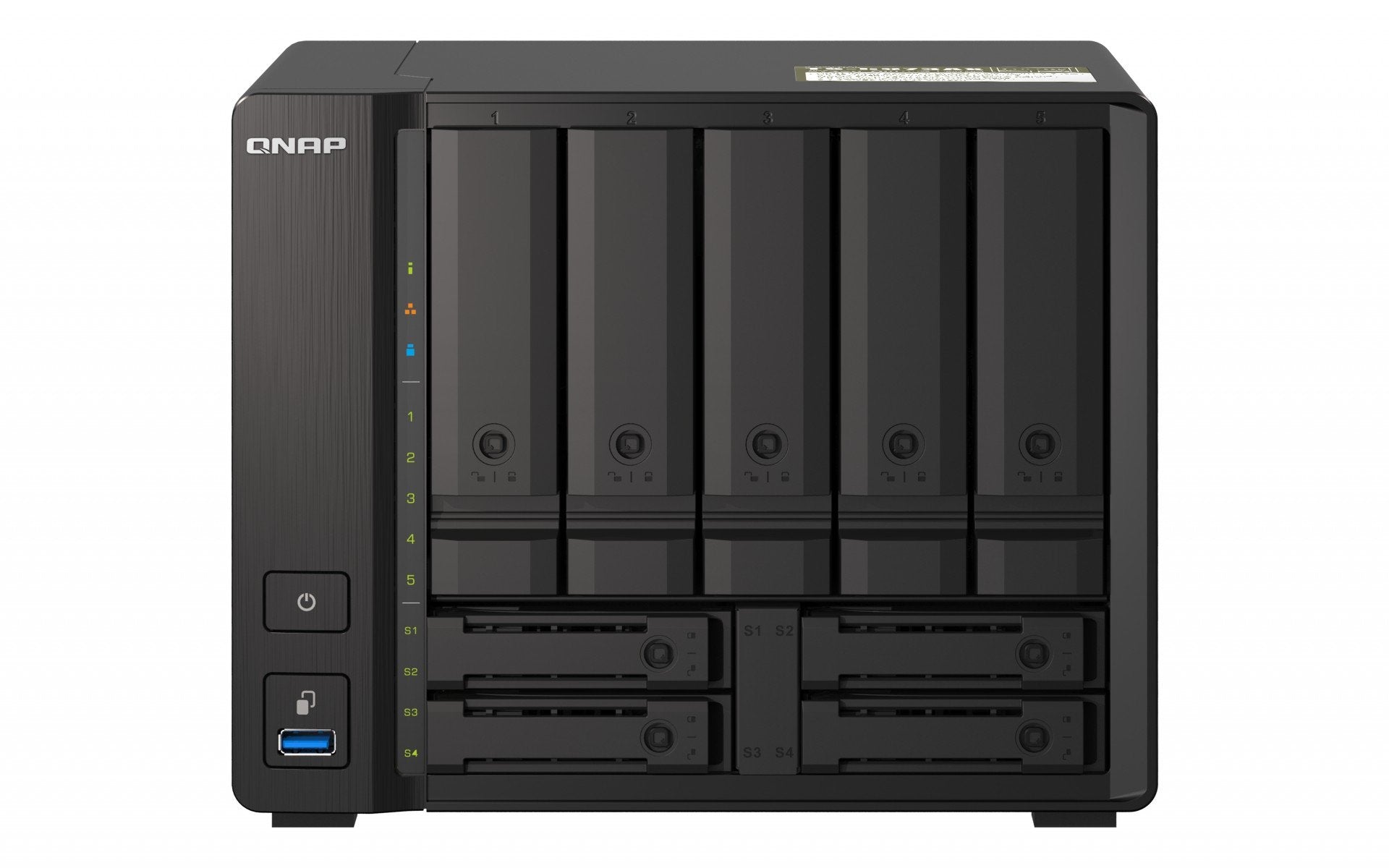 Desktop 9Bay NAS 8B RAM 10Gbe Black
