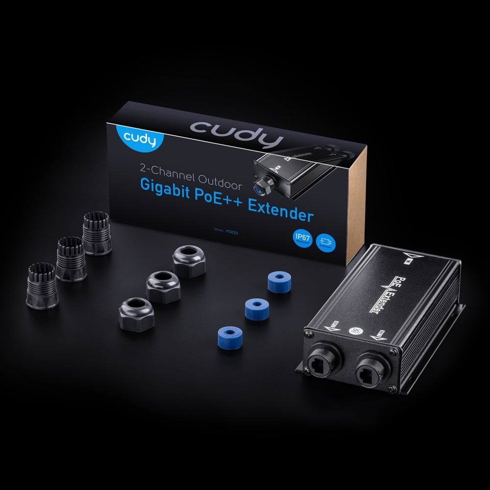 Cudy POE25 adaptateur et injecteur PoE Gigabit Ethernet 100 V