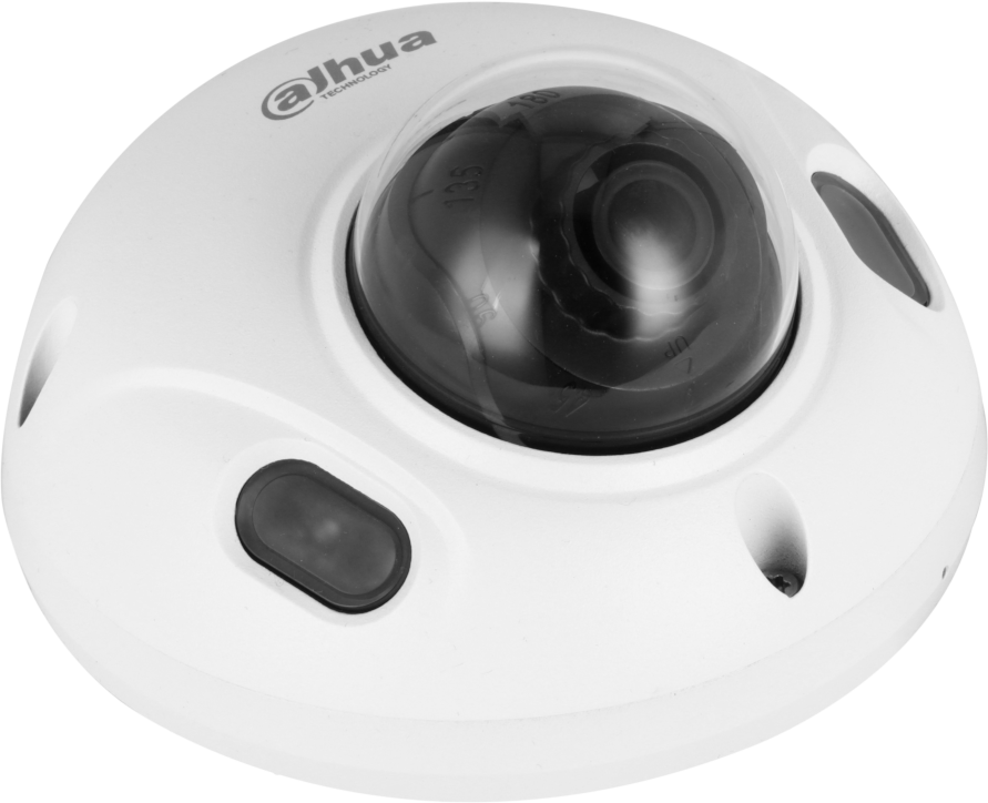 Dahua IPC-HDBW3541F-AS-0280B-S2 Caméra dôme 5MP AI, 2.8mm, IR 30m, IP67, IK10, PoE
