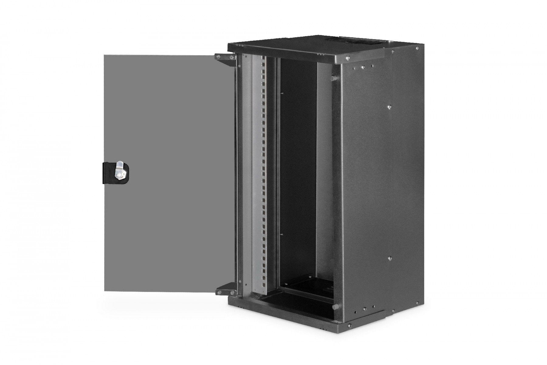 "Armoire réseau murale 10"" 12U, SOHO PRO 595 x 315 x 300 mm, porte en verre, noire, non assemblée, 30 kg"