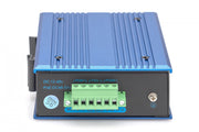 Digitus DN-651120 commutateur réseau Non-géré L2 Gigabit Ethernet (10/100/1000) Connexion Ethernet, supportant l'alimentation via ce port (PoE) Noir, Bleu