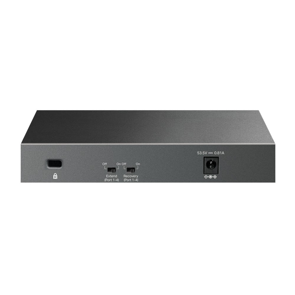 TP-Link LiteWave LS106LP commutateur réseau Non-géré Fast Ethernet (10/100) Connexion Ethernet, supportant l'alimentation via ce port (PoE) Noir