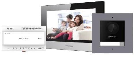 Hikvision DS-KIS702Y Kit de vidéophone a deux fils pour villa
