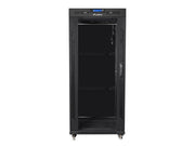 Lanberg FF01-6827-12BL - Rack autonome - 27U - 800 kg - Verrouillage des touches - Rails de rack - Pieds réglables
