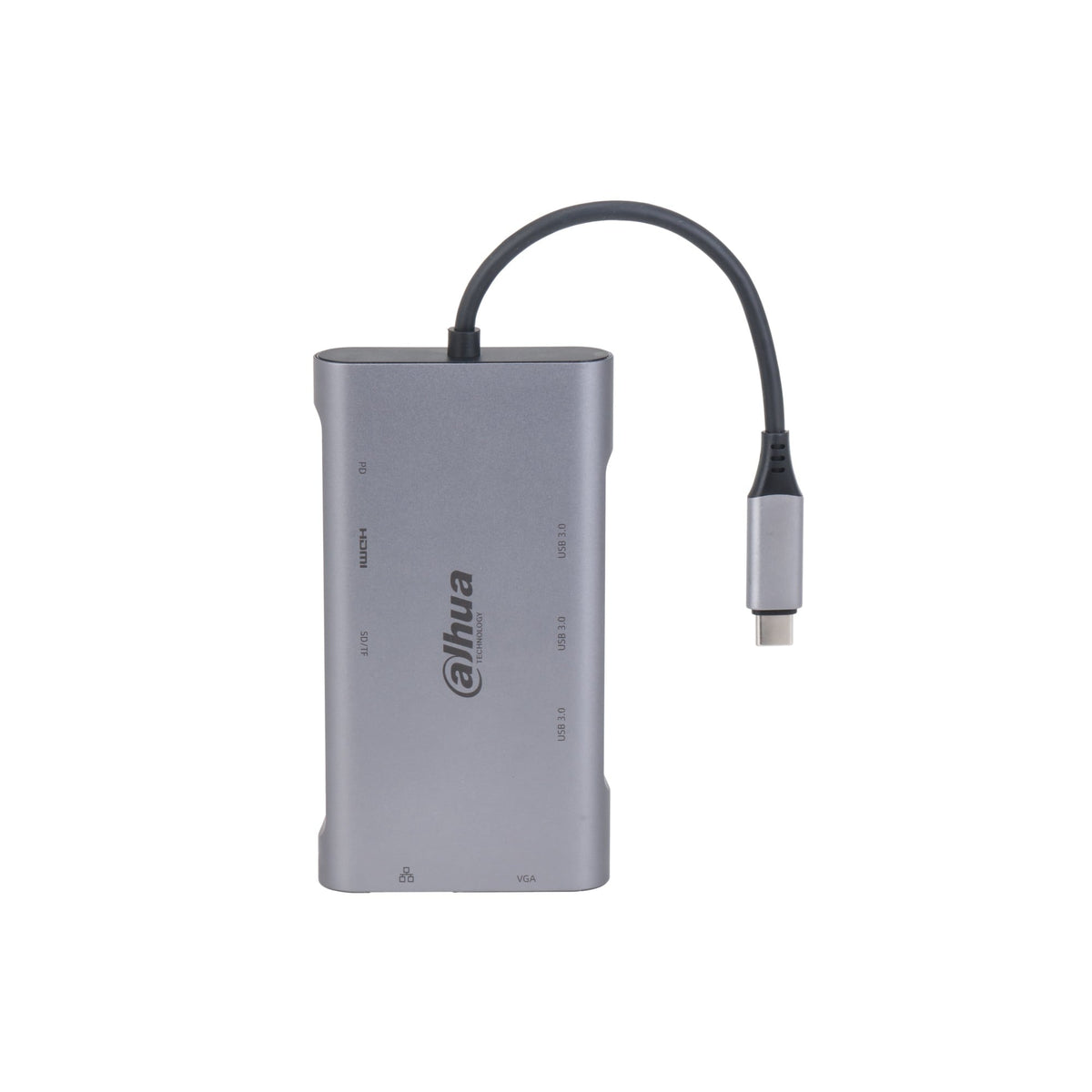 Dahua TC39 9-en-1 USB 3.1 Type-C vers USB 3.0 + HDMI + RJ45 + VGA + SD/TF + PD Station d'accueil