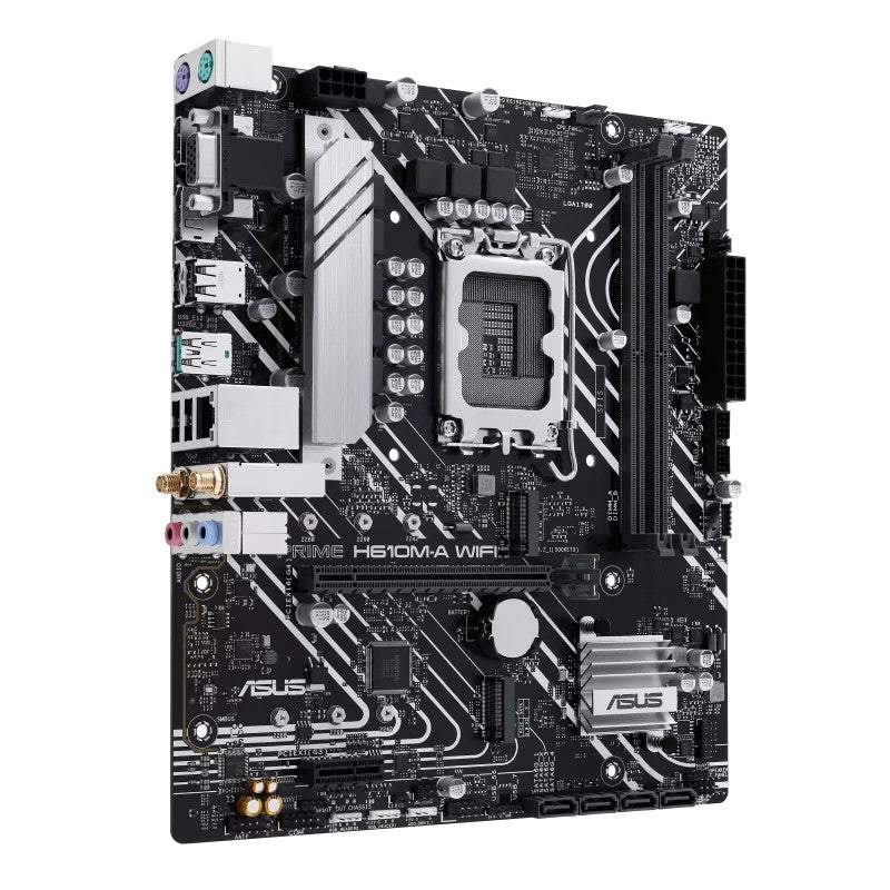 ASUS PRIME H610M-A WIFI LGA1700 microATX 2DDR5 1xHDMI 1xDP 1xD-Sub 4xSATA 2xM.2
