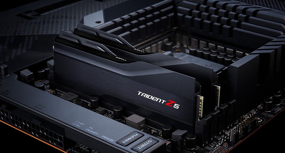 G.Skill Trident Z F5-7600J3646G16GX2-TZ5K module de mémoire 32 Go 2 x 16 Go DDR5 7600 MT/s