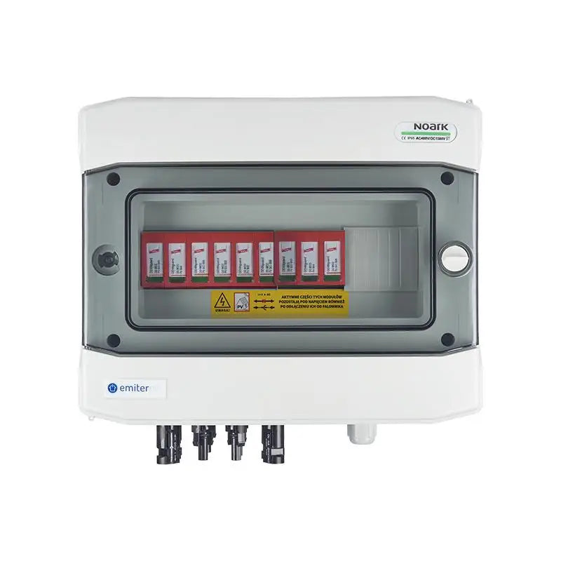 EMITER EM-181_DC Tableau de distribution DC, IP65, limiteurs de surtension DC Dehn 1000V type 1+2, 3x chaîne PV, 3x MPPT