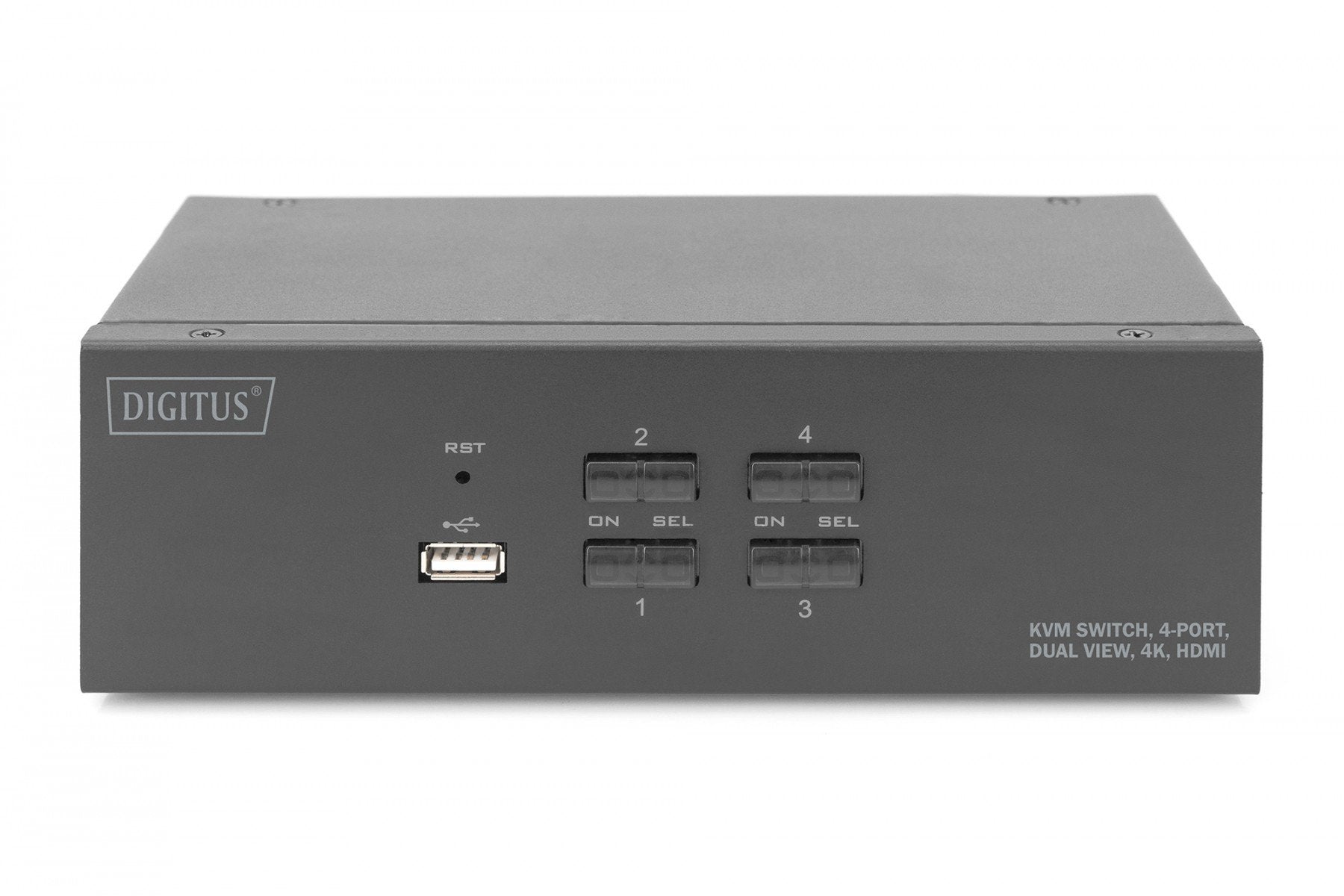 Digitus DS-12883 commutateur écran, clavier et souris Noir