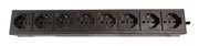 "Techly I-CASE STRIP-815I Barre de Rack 19"" 1.5U, 8x prises UNEL a l'arriere, 8x interrupteur a l'avant"