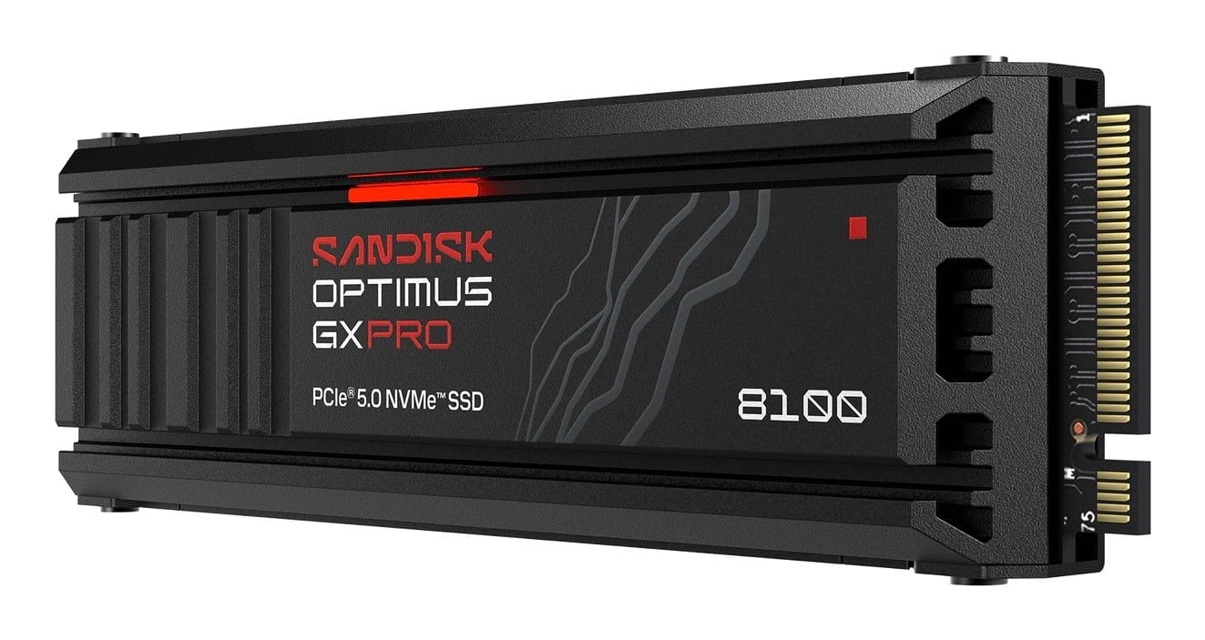 SSD OPTIMUS GXPRO 8100 PCIe5 NVMe 2TB HS