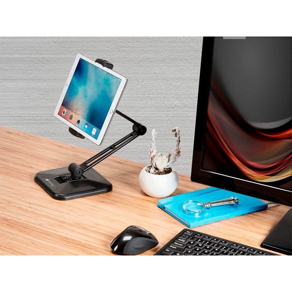 "Techly ICA-TBL 2801 Support de tablette réglable 4.7-12"" a poser ou a fixer au mur"