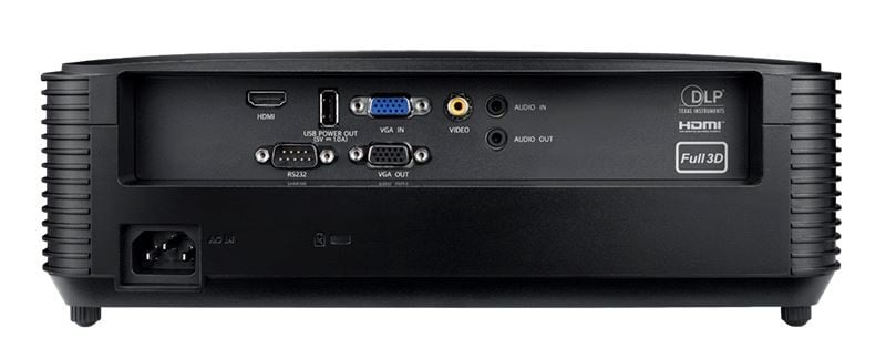 Optoma H190X Projecteur a focale standard 3900 ANSI lumens DLP WXGA (1280x800) Compatibilité 3D Noir