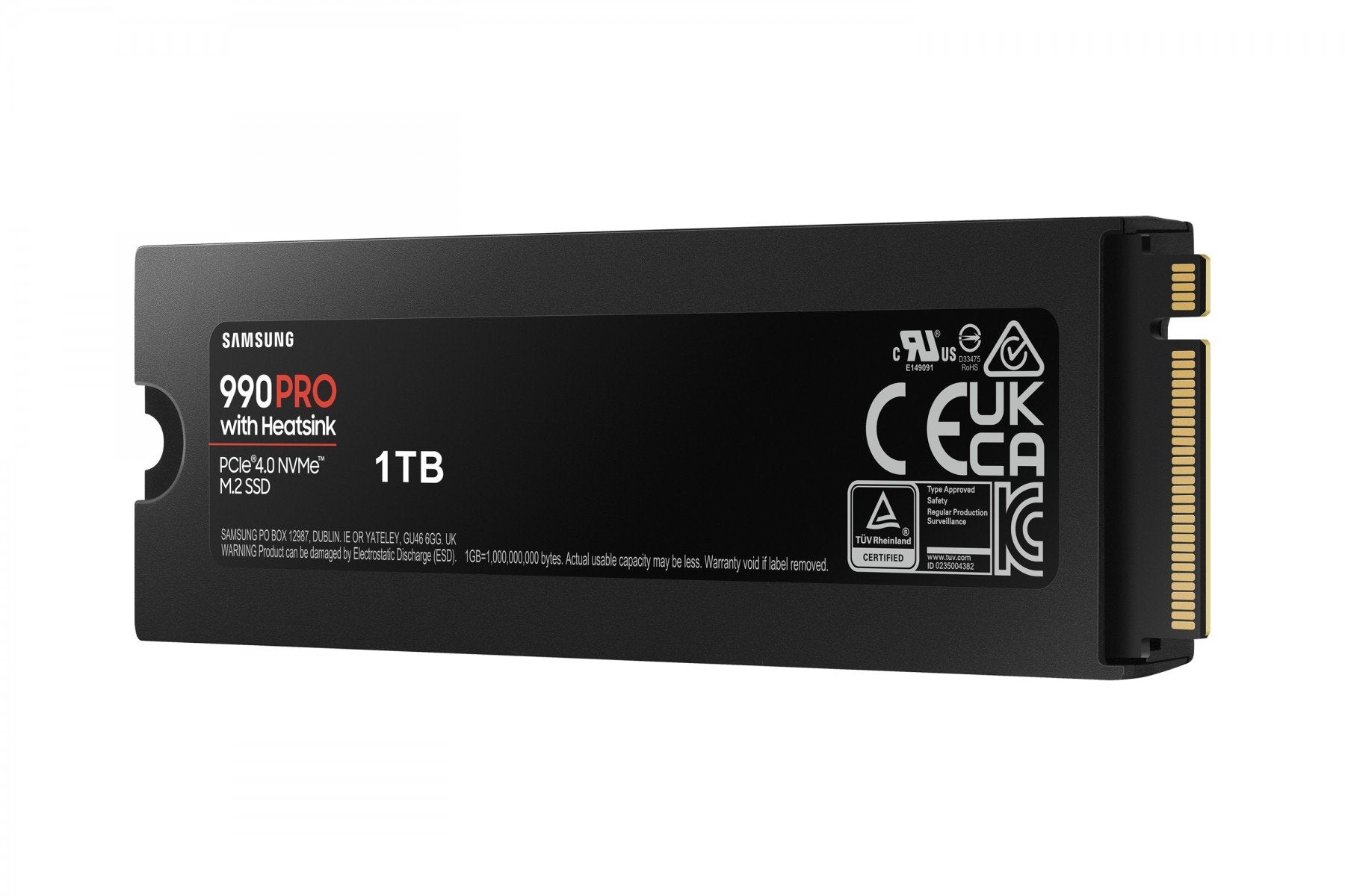Samsung 990 PRO 1 To M.2 PCI Express 4.0 NVMe V-NAND MLC