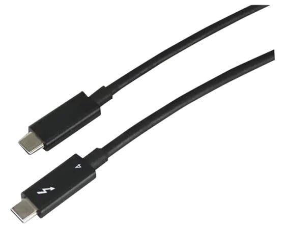 Lenovo 4Z51A40455 Câble Thunderbolt 2 m 40 Gbit/s Noir