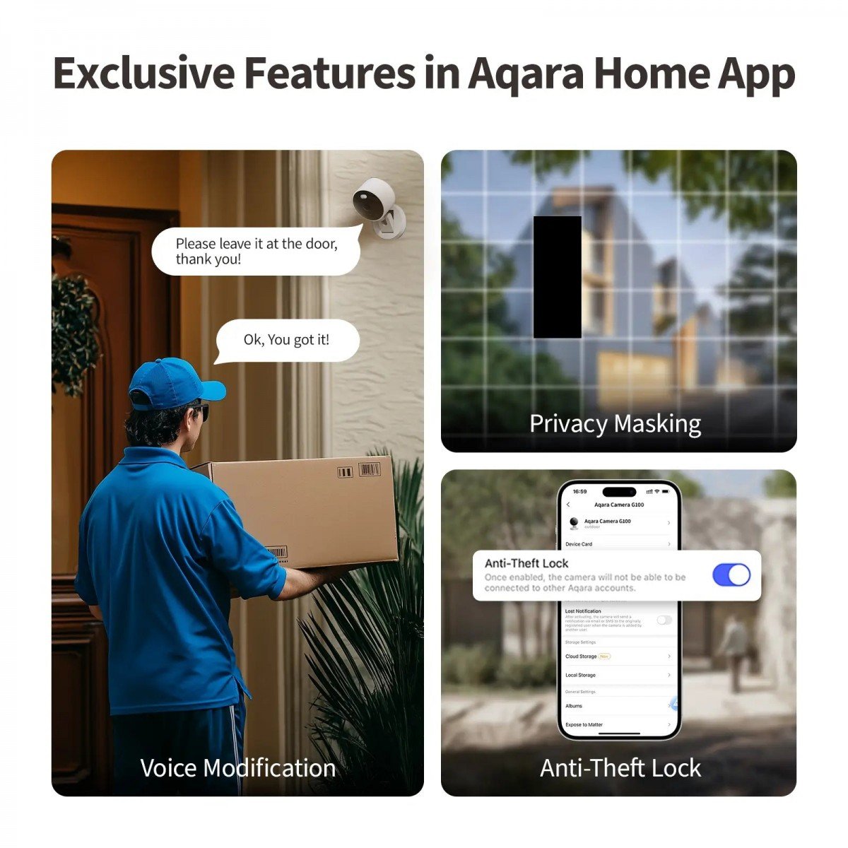 Aqara G100 CH-C08D Indoor Camera