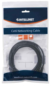 Intellinet 1m Cat6 câble de réseau Noir U/UTP (UTP)