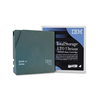 IBM LTO Ultrium 4 Tape Cartridge - Bande de données vierge - LTO - 1600 Go - Noir - 20 - 80% - 820 m