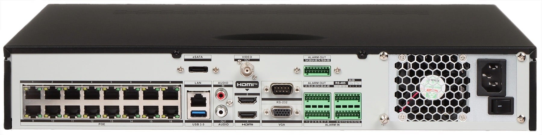 Hikvision DS-7732NXI-I4/16P/S(E) 32-ch 1U 16 POE AcuSense 4K NVR