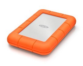 LACIE RUGGED MINI drive 4TB Shock/ rain/ pressure resistant USB3.0 2,5inch orange
