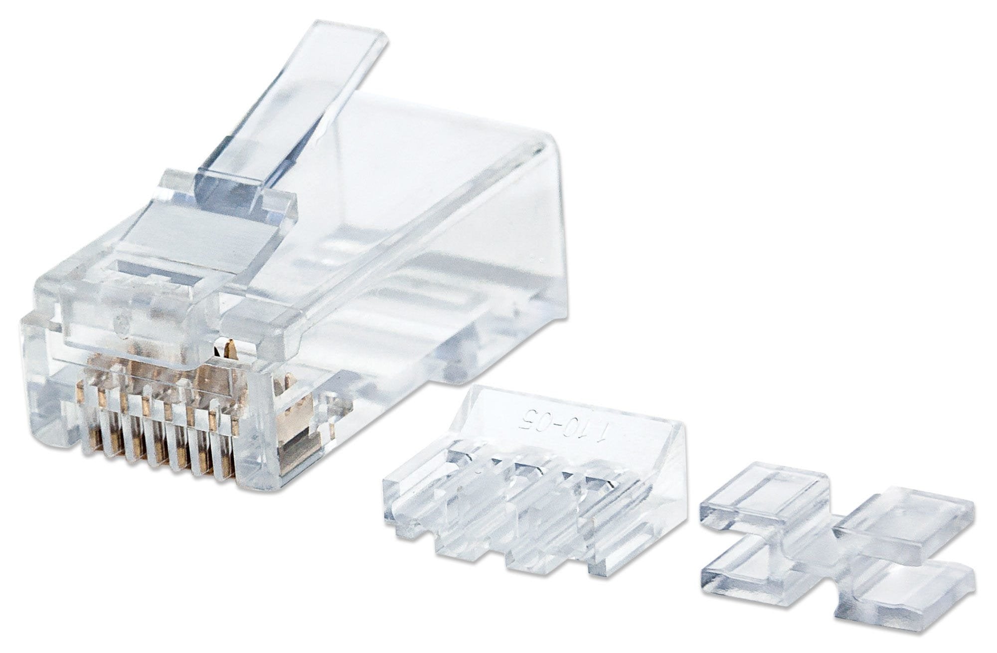 PLUG RJ45 8P/8C UTP CAT6A FOR CABLE 80 PCS
