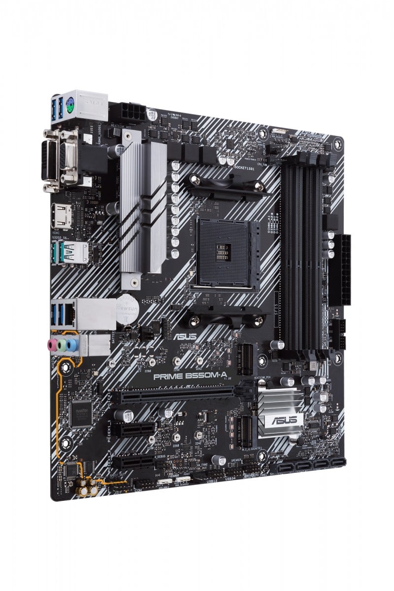 ASUS PRIME B550M-A AMD B550 Emplacement AM4 micro ATX