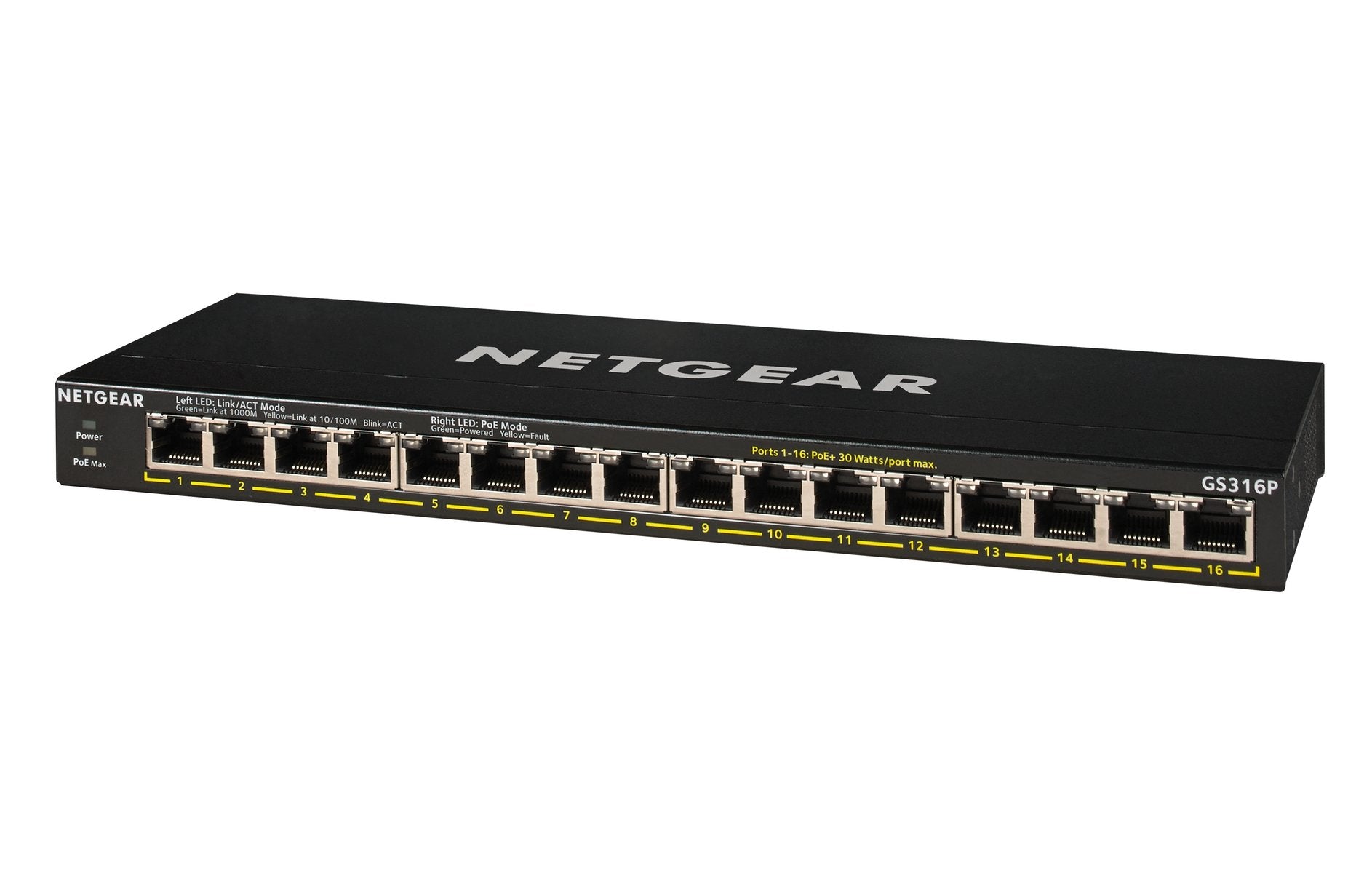 16Port GBPoE+Unmnged Switch 115W+FlexPoE