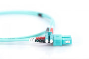 DIGITUS Câble de brassage multimode OM 3 a fibre optique - LC / SC - 3 m - I-VH - OM3 - LC - SC