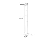 Green Cell EVGCAKHP1 HabuDen Post Poteau de montage pour borne de recharge EV HabuDen Wallbox