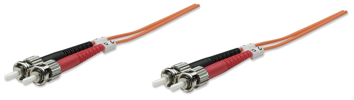 Intellinet 5.0m ST M/M câble de fibre optique 5 m OM2 Orange