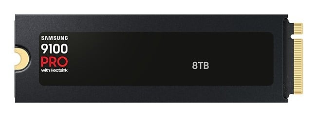 Samsung 9100 PRO 8TB with Heatsink