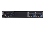 ATEN CM1942 KVM Matrice Double écran DisplayPort 4k / USB 3.1 / Audio - 2 ports