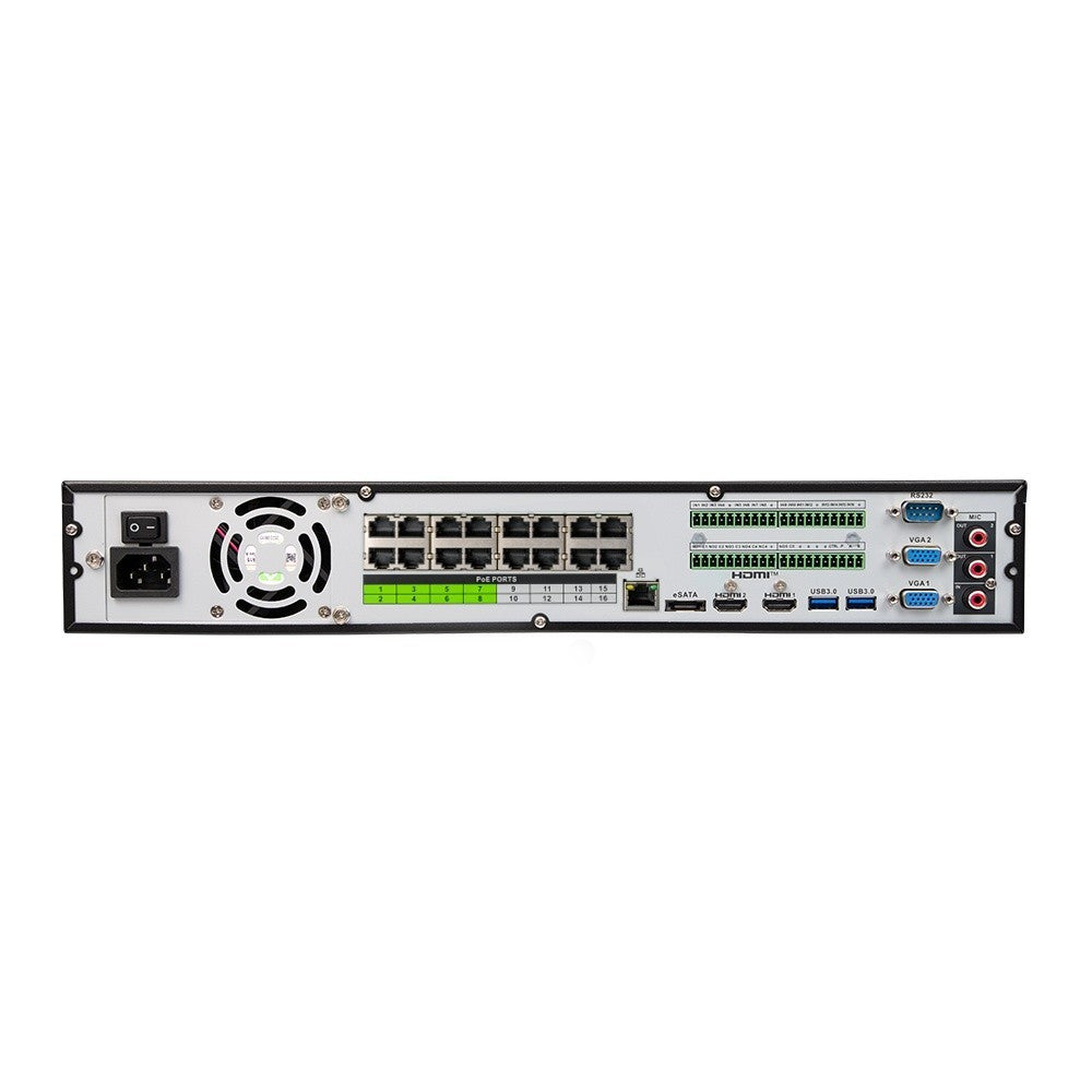 BCS BCS-L-NVR1604-A-4K-16P Enregistreur IP 16 canaux avec technologie AcuPick et PoE 150W
