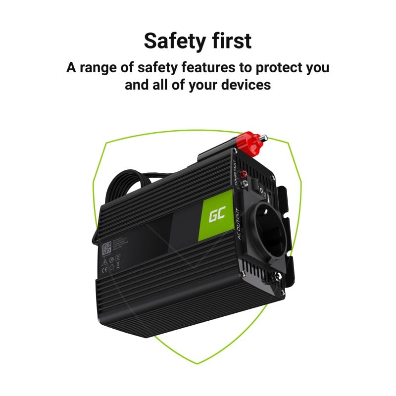Green Cell Voltage Car Inverter 12V to 230V 300W/600W Pure sine wave