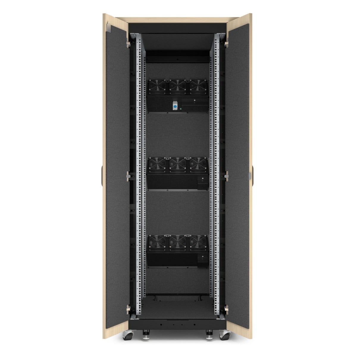 APC NetShelter Soundproof Server Rack 38U 230V 1863H x 750W x 1134D mm Maple