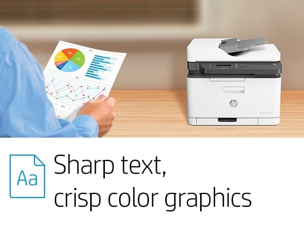 HP Color Laser MFP 179fnw MFP colour laser A4 14ppm Copy 18ppm Print 150sheets USB LAN Wi-Fi imprimante laser multifonction
