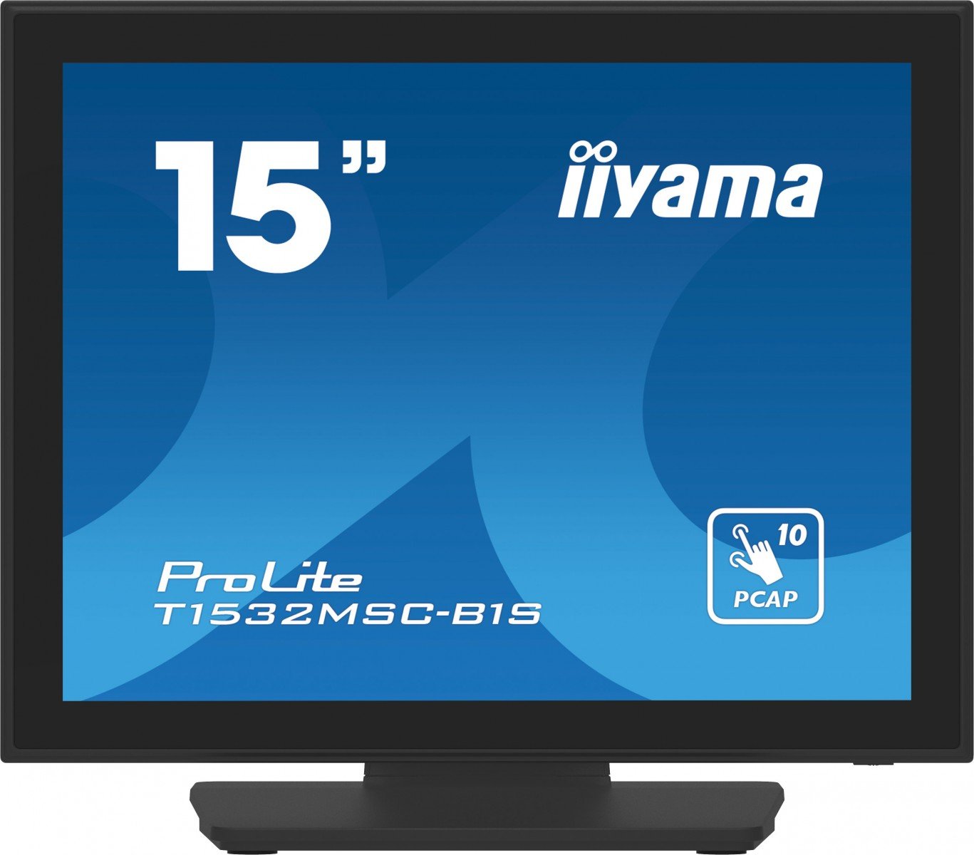 15" PCAP Bezel Free Front 10P Touch 1024
