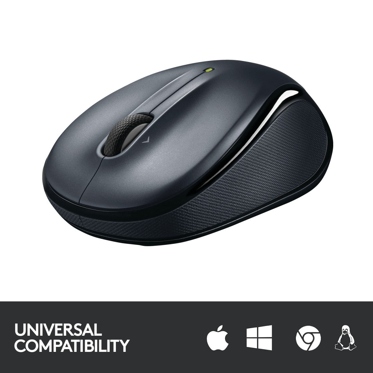 Logitech LGT-M325B - Ambidextre - Optique - RF sans fil - 1000 DPI - Noir