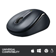 Logitech LGT-M325B - Ambidextre - Optique - RF sans fil - 1000 DPI - Noir