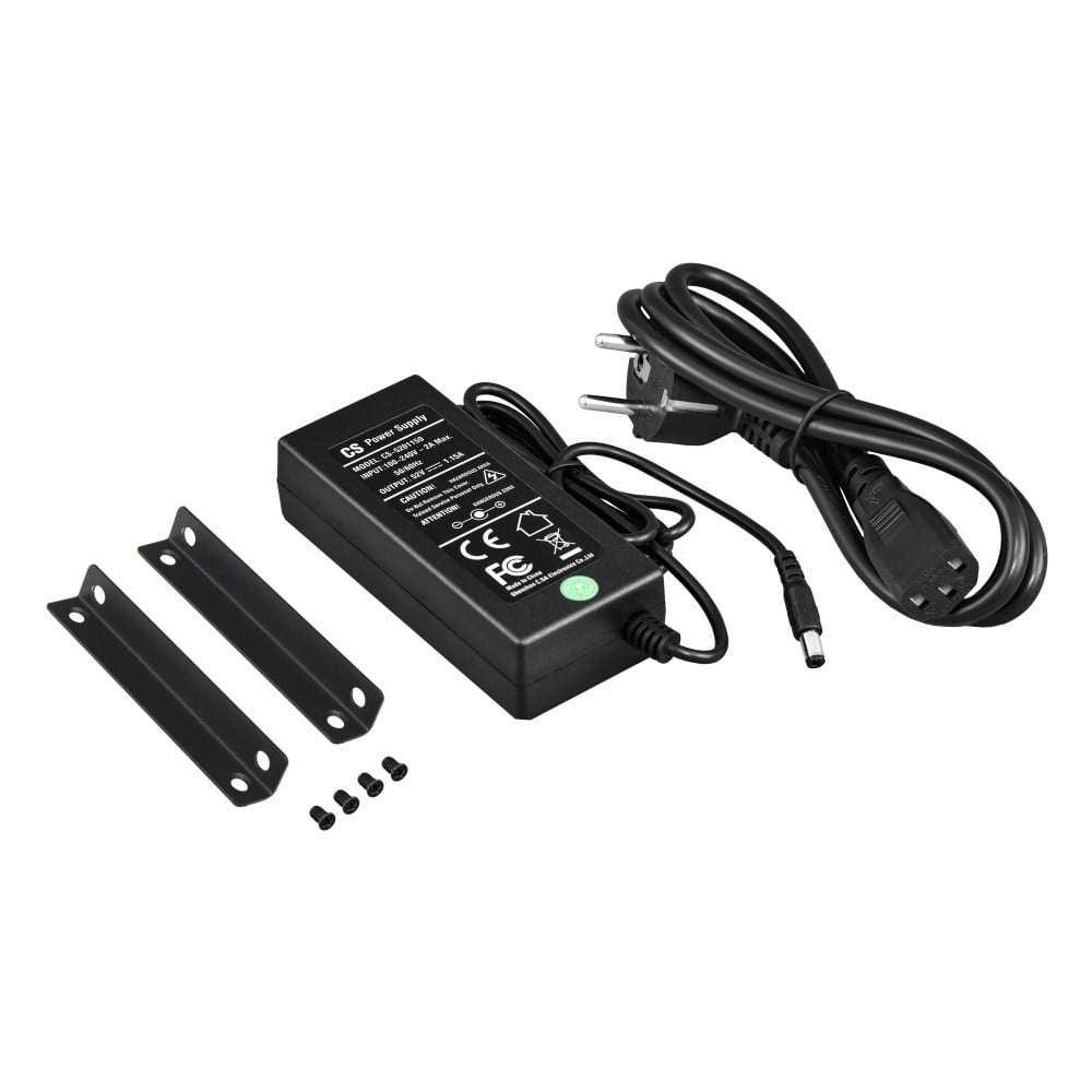 BCS BCS-B-SP04G02G Commutateur PoE 4 ports 1Gbps avec technologie exPoE et puissance de 60W