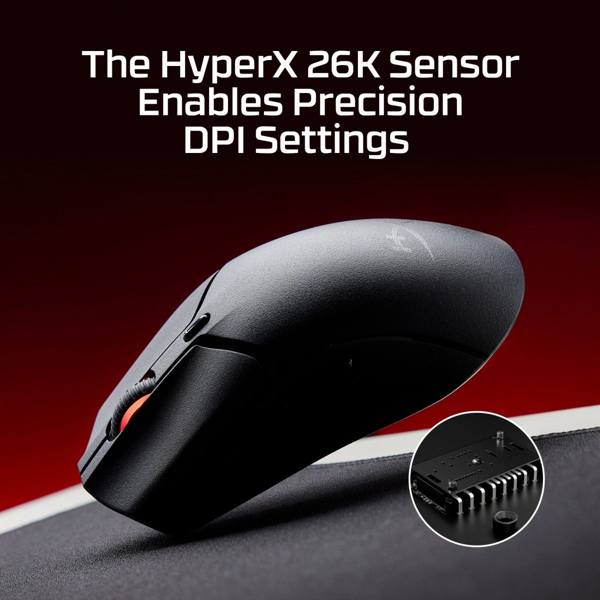 Souris de jeu sans fil HyperX Pulsefire Haste 2 mini - HyperX 26K 26000 DPI 59g noire