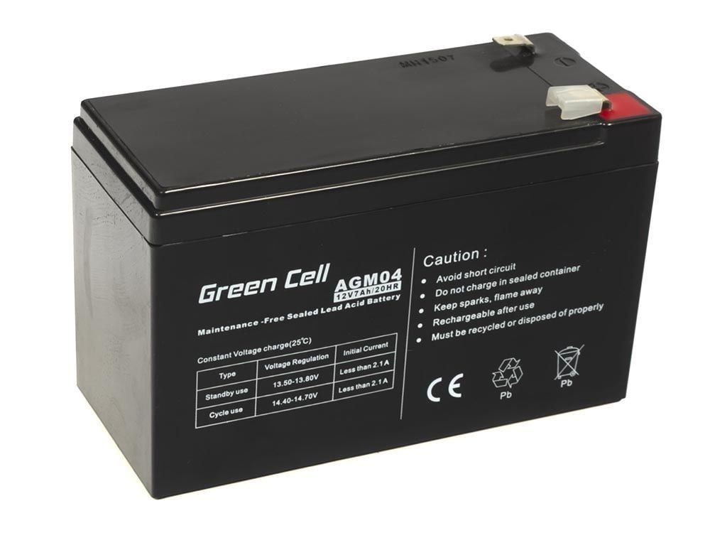Green Cell AGM04 Batterie de l'onduleur Sealed Lead Acid (VRLA) 12 V 7 Ah