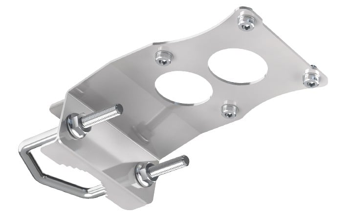 QuSpot Stainless steel mounting Stainless steel mounting kit for QuSpot (316 and A4 fasteners)