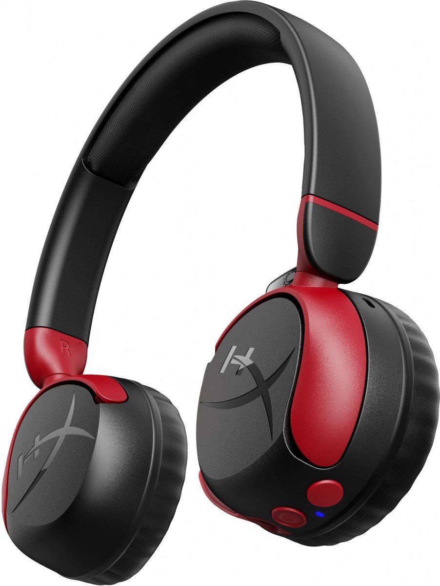 Casque sans fil HyperX Cloud Mini avec microphone, noir-rouge