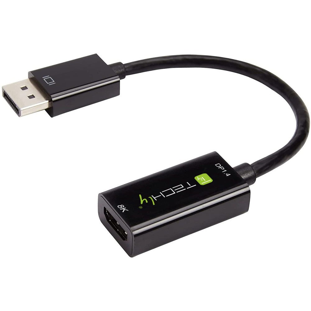 Techly IADAP DP-HDMIF8K Adaptateur DisplayPort 1.4 DP vers HDMI 8K*30Hz M/F
