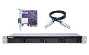 4-bay 1U SATA JBOD exp unit+PCIe card