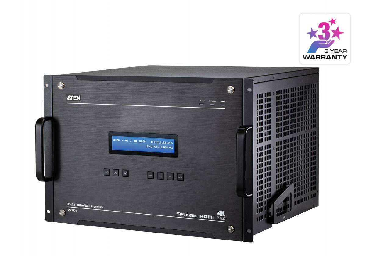 ATEN VW3620-AT-G processeur pour mur d'écran Noir 573,4 W