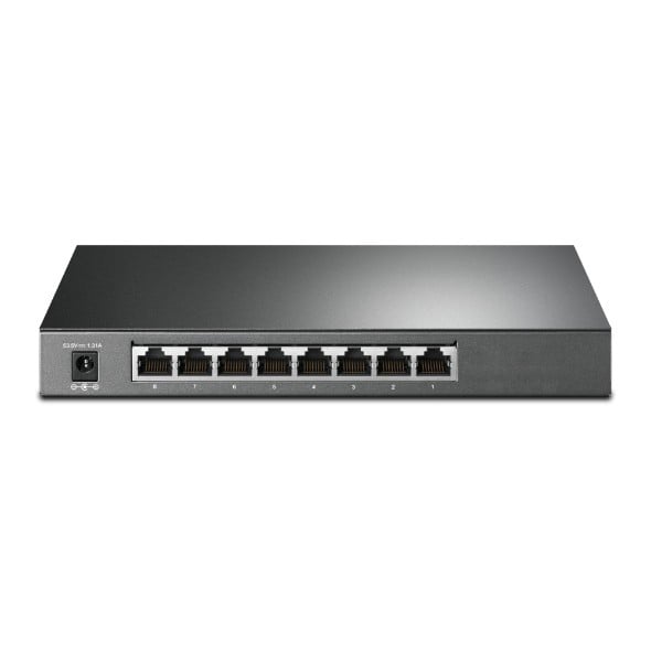 TP-Link JetStream TL-SG2008P commutateur réseau Géré L2/L2+ Gigabit Ethernet (10/100/1000) Connexion Ethernet, supportant l'alimentation via ce port (PoE) Noir