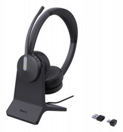 Yealink BH70 Dual with Stand Teams Casque Sans fil Arceau Bureau/Centre d'appels USB Type-A Bluetooth Socle de chargement Noir